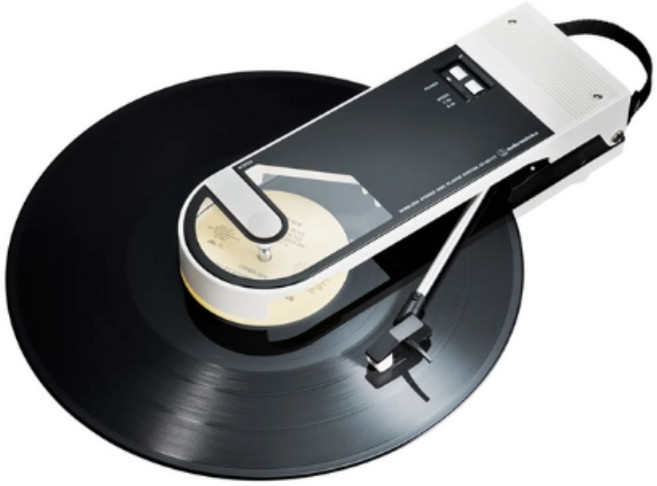 오디오테크니카 휴대용 무선 블루투스 턴테이블, AT-SB727 WH, 화이트, 화이트