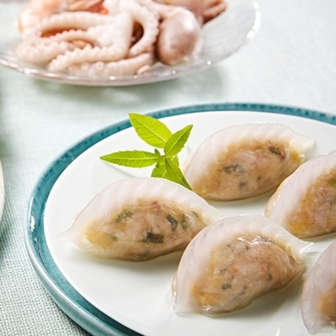 기타 [한만두] 투명한 낙지만두 잎새 1kg, 1개