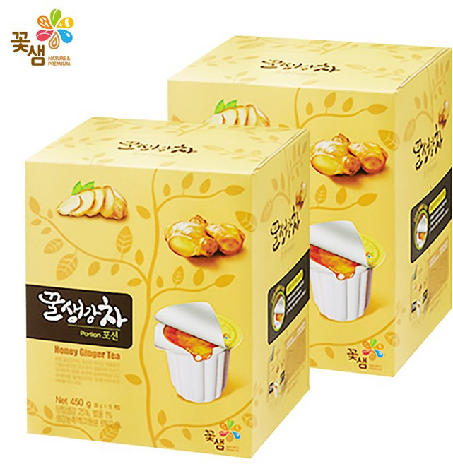 꽃샘 생강차포션15개입x2개, 30g, 15개입, 2개