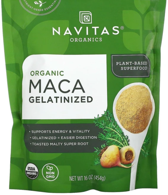 Navitas Organics 나비타스 오가닉스 페루 마카 젤라틴화 분말 Non-GMO (454g), 454g, 1개 - 쿠팡