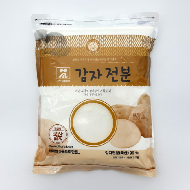 소연 감자 전분 국산, 1개, 3kg
