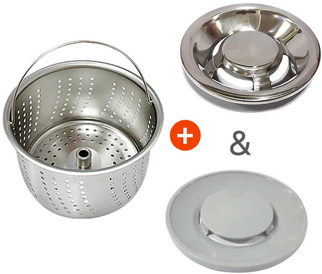 NEW 싱크대 음식물탈수기전용 스텐거름망 스텐덮개(플라스틱덮개) 파세코(신형/구형) 국내생산, 5-1 한일구형(올스텐거름망+ps덮개), 1개