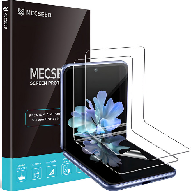 MECSEED 6DNF 풀커버 자가복원 강화 하이브리드 유리하드코팅 액정보호필름 2매, 1개