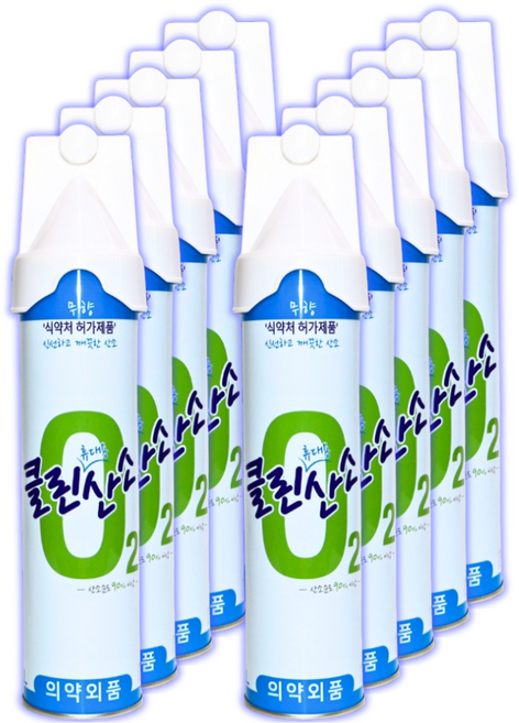 클린산소 성원나노텍 휴대용 가정용 산소캔 816ml, 10개