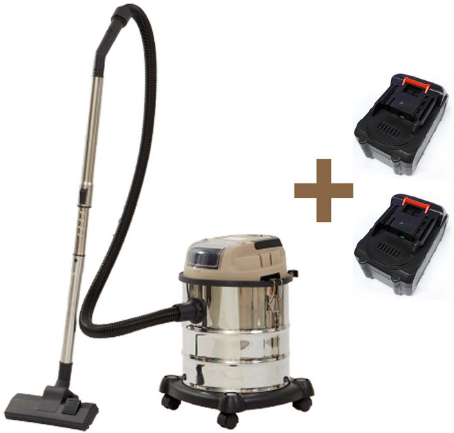 신일 무선 업소용 대용량 건식 습식 진공청소기 20L SVC-WL20HS 배터리 포함, 기본구성1세트 + 추가 배터리1개