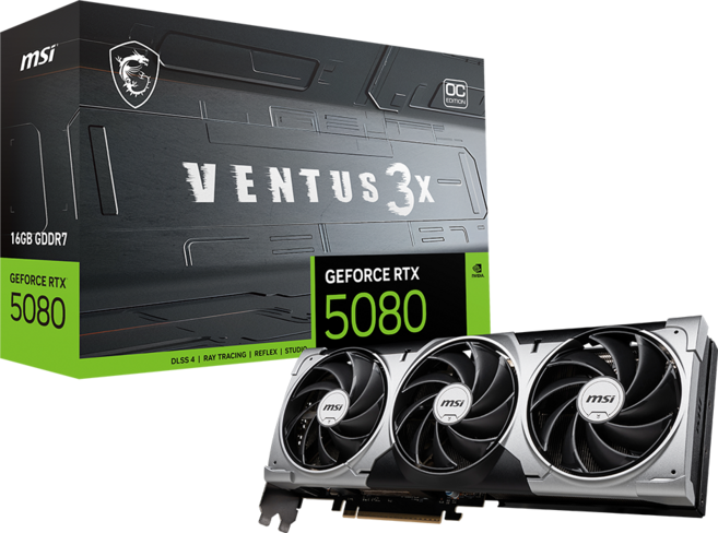 MSI 지포스 RTX 5080 벤투스 3X OC D7 16GB