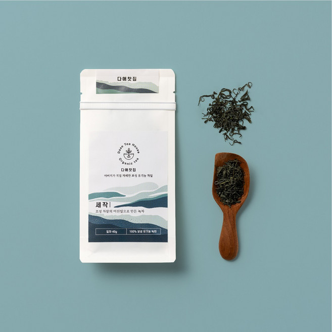 다애찻집 보성 유기농녹차 세작 잎차 40g, 1개, 1개입