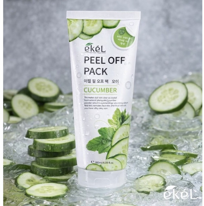 이켈 필 오프 팩 180ml 오이, 1개입, 3개