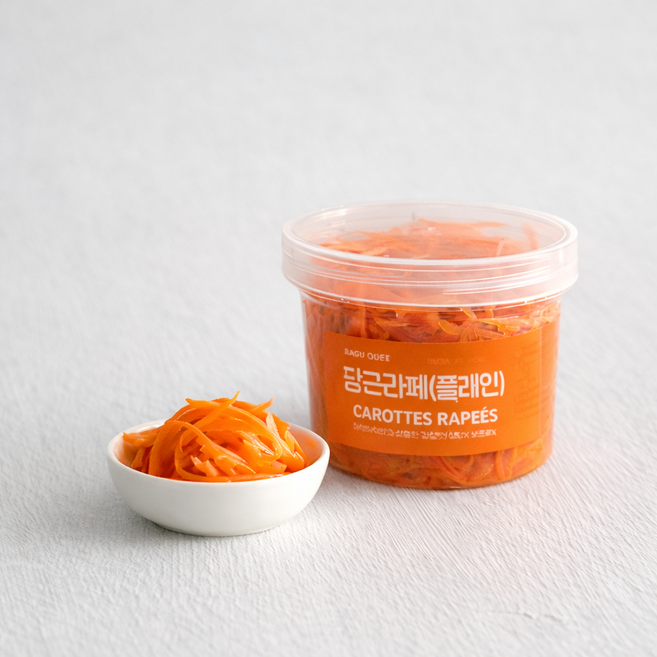 수제 당근라페 플래인 무설탕 비건 채식 샐러드, 1개, 200g