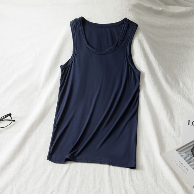 메인워크 남성 빅사이즈 민소매 티셔츠 여름 냉장고 모달 루즈핏 심플 트레이닝 스포츠 헬스복 속건 캐주얼 티셔츠