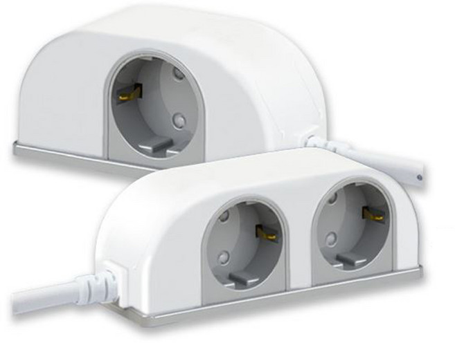 현대일렉트릭 방수방진 멀티탭, 5구 3M, 3M