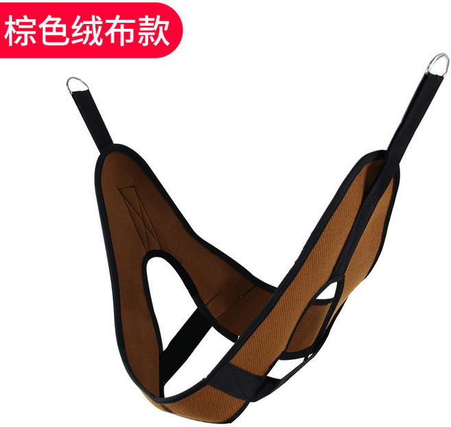 頸椎牽引器牽引帶吊脖子拉伸吊帶家用頸部矯正器, 1個, 均碼