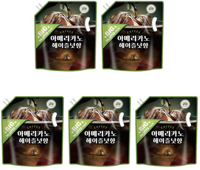 밸런스그로우 아메리카노 헤이즐넛향, 1.5L, 5개