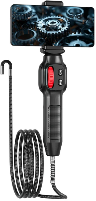 두가지 방법 1m 360 ° 조명 방수 프로브 안드로이드/iOS 폰 연결 기능을 갖춘 관절형 내시경 카메라, 01 1m, 01 OTG-8MM