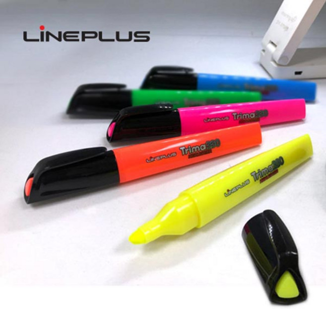 트리마 형광펜 3색