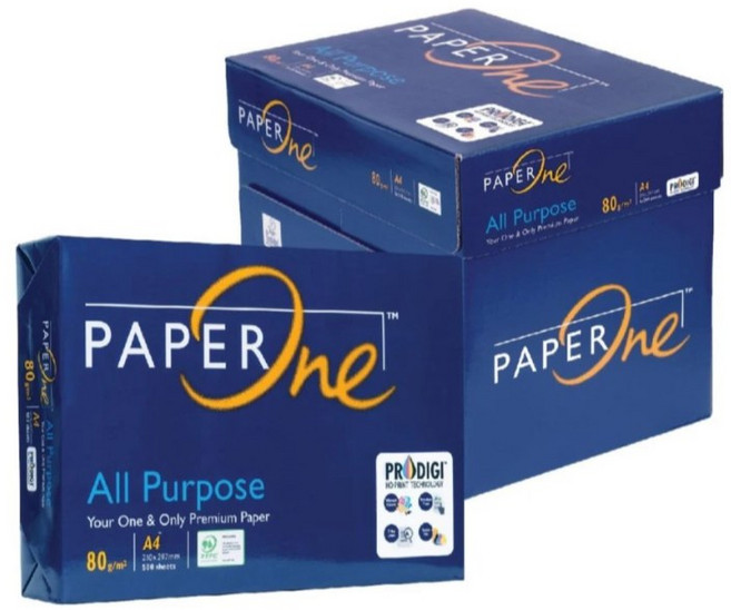 PAPAE ONE A4 80磅影印紙 藍包 (雷射 . 影印 . 傳真 . 噴墨 ), 1個