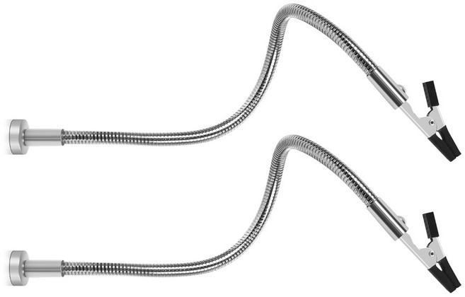 2/4Pcs 마그네틱 PCB 금속 유연한 구스넥 암 납땜 보조 도구, 2팩