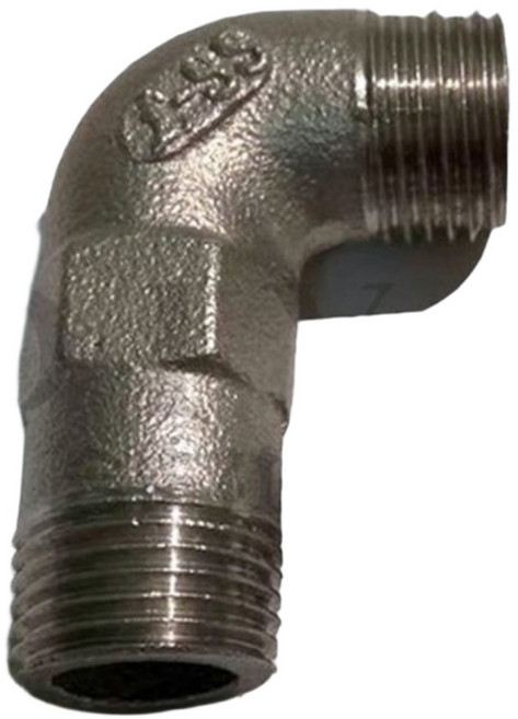 【DIY合作社】不鏽鋼電白彎頭 4分 - 堅固耐用 DIY水電改造, 1個