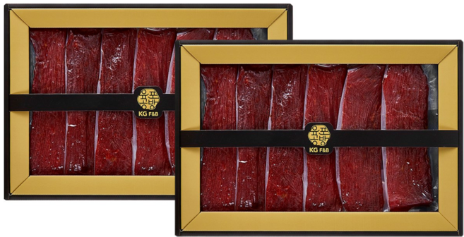 육포공방 THE 부드러운 육포 선물세트 420g 1세트, 2개