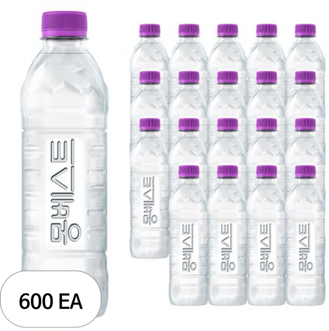 몽베스트 위드어스 무라벨 생수, 500ml, 600개