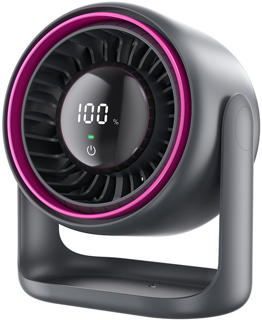 스네몬 저소음 탁상용 벽걸이 에어 써큘레이터 무선 선풍기, LLD-F101, 쿨그레이