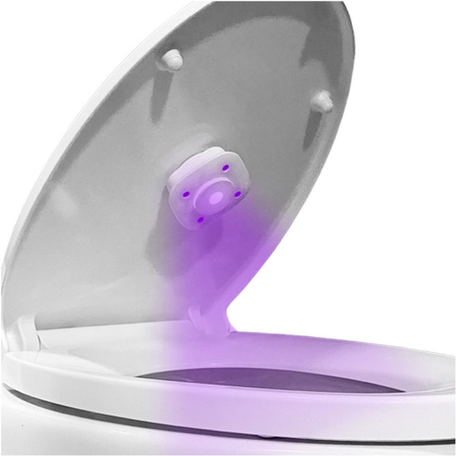 자동 UV 변기살균기 스마트 변기소독기 변기살균, 화이트