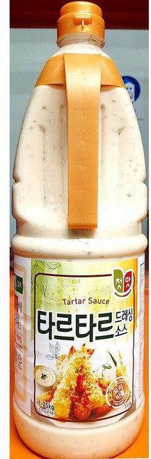 타르타르 드레싱 소스 첫맛 1.75kg 타타르 액상 양념, 1개