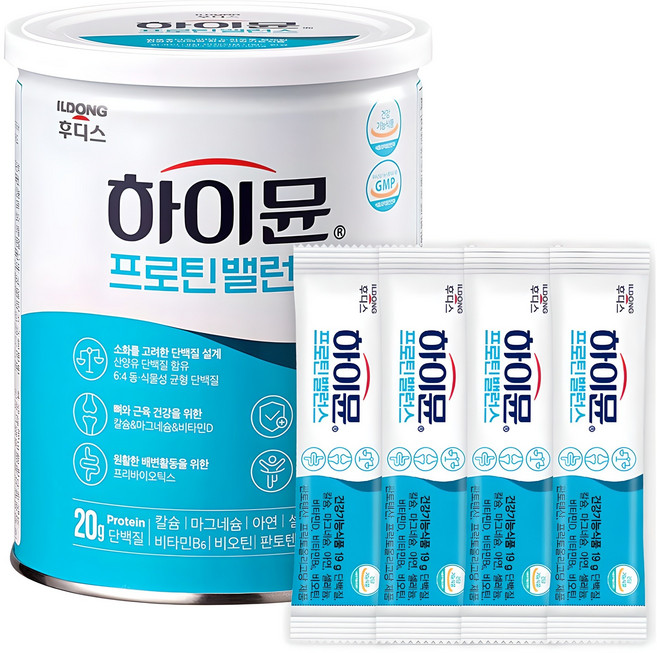 일동후디스 하이뮨 프로틴 밸런스 캔 304g + 스틱 19g x 4p, 380g, 1세트