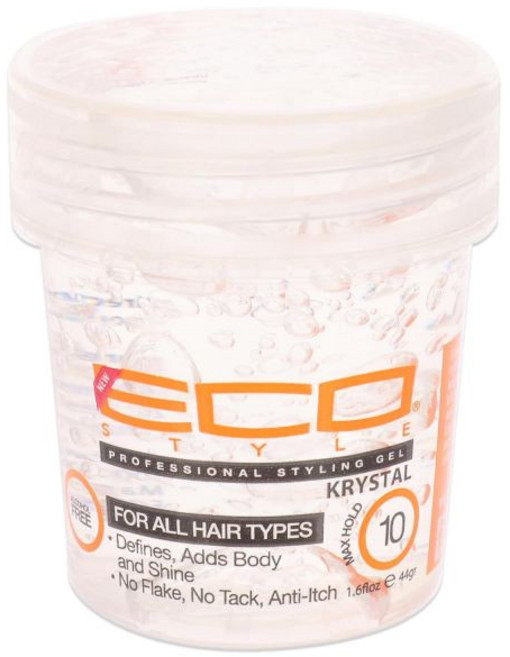 Eco Style 에코 스타일 에코코 헤어 젤 크리스탈 - 강력한 고정력 모든 타입과 컬러에 이상적 볼륨과 광택을 더함 무게감 없음 수분 공급 및 건강한 모발 유지 도움 비각질, 1개