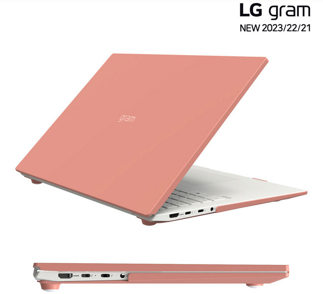 LG 그램 노트북케이스 그램 파우치 14인치/15인치/16인치/17인치 ZD90P ZD95P ZD90Q ZD95Q ZD90RU 2024/2023/2022/2021, 핑크, 1개