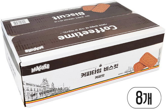 매그리 커피타임 비스킷 커피맛, 8개, 1kg