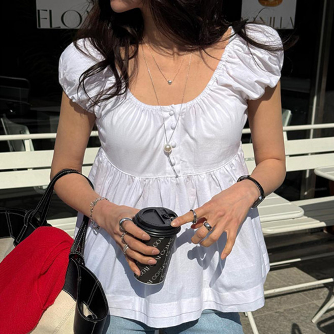 [난닝구]도하베 블라우스