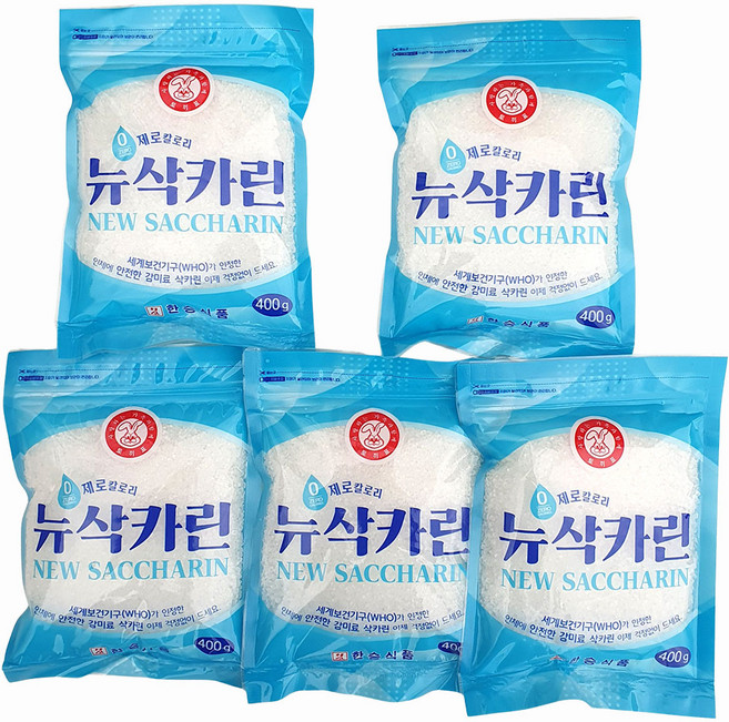 새마원 소연 사카린 삭카린 사카린나트륨, 400g, 5개