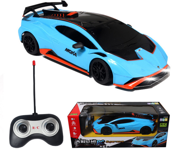 어린이RC카 슈퍼노바 무선조종 자동차 스포츠카 람보르기니 우라칸, 1개