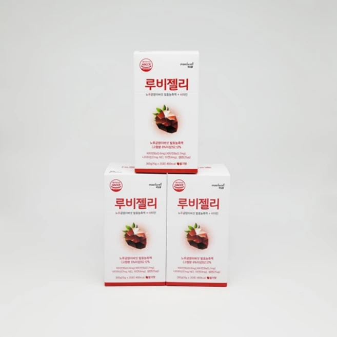 매일웰 루비젤리 딸기맛 노루궁뎅이버섯과 비타민의 만남, 15g, 60개 - 쿠팡