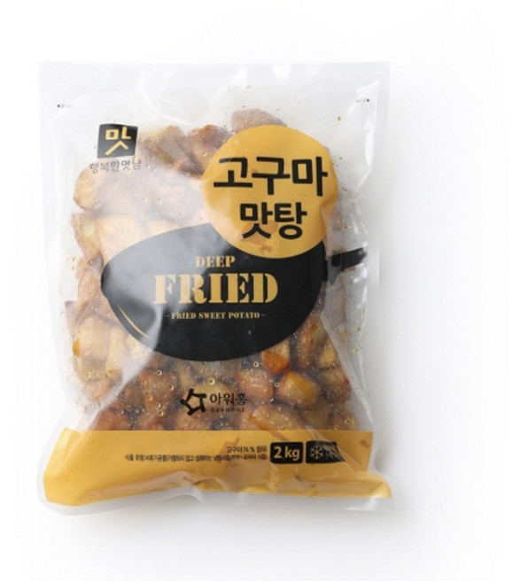 아워홈 고구마맛탕 행복한맛남 1팩 2kg, 1개