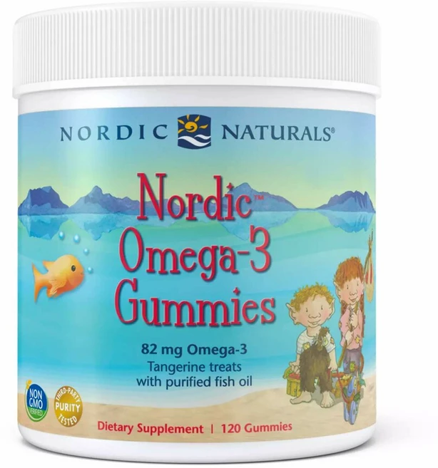 노르딕 내추럴스 오메가3 귤맛 Nordic Naturals Omega3 Tangerine 82mg 120구미, 120정, 1개 - 쿠팡
