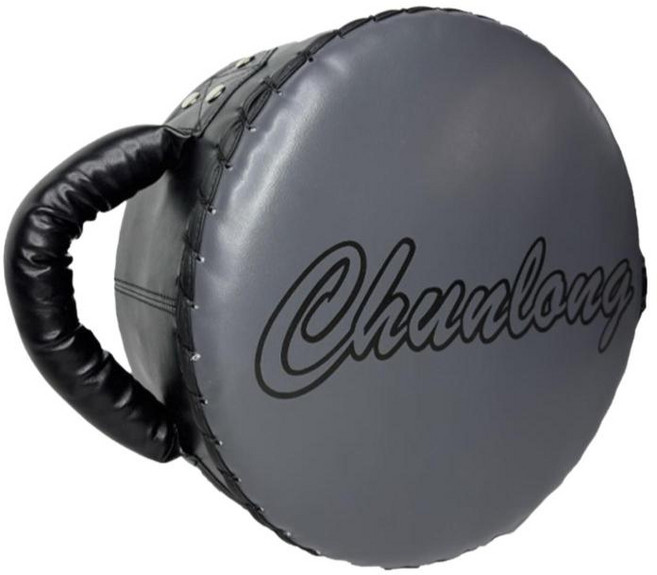 펀치 쉴드 펀치 및 킥 대상 펀치 백 포커스 패드 손잡이가있는 휴대용 복싱 패드 태권도 용 복싱 코칭 도구, PU 가죽, 회색, 1개