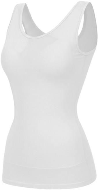 [&WOX] 코튼 브라탑 나시 배쏙티 바디쉐이퍼 똥배 허리 뱃살 노와이어 몸매 보정 속옷 웨어