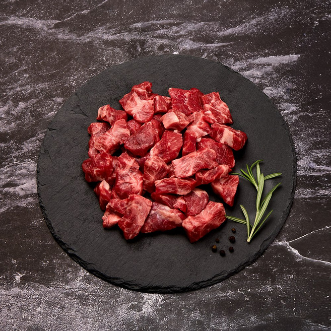 [농협안심한우] 1+ 한우 국거리 양지, 2개, 300g