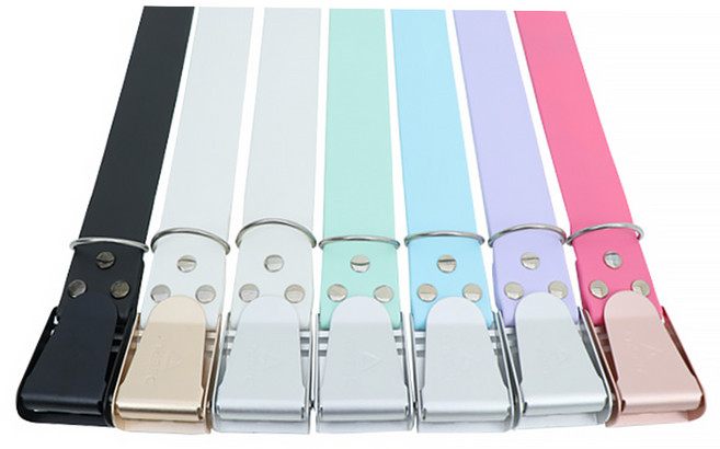 [DEEPLY] 디플리 프리미엄 클립형 실리콘 웨이트벨트 프리다이빙 스쿠버 해루질 (D링포함), 블랙+블랙