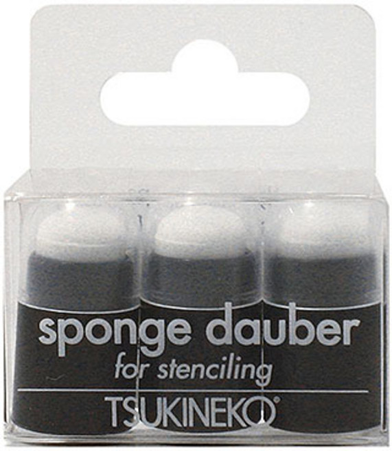 공예몰 츠키네코 스펀지 도버 3개 세트 (뚜껑있음)