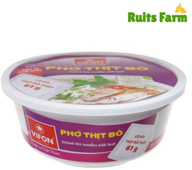 비폰 포보 베트남 쌀국수 컵라면 120g, 1개