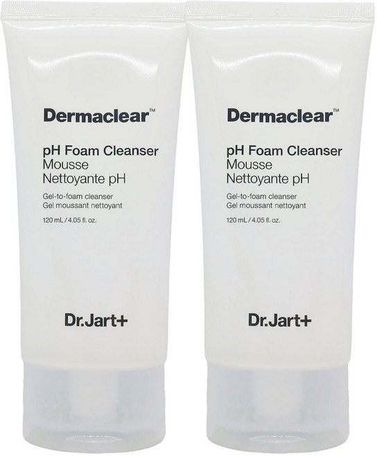 닥터자르트 더마클리어 pH 폼 클렌저, 2개, 120ml