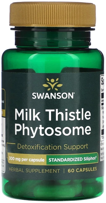 몸관리하세요 겨울입니다 Swanson 밀크시슬 파이토솜 300mg 캡슐 60정 특별관리진행, Swanson밀크시슬파이토솜300mg캡슐60정, 1개 - 쿠팡