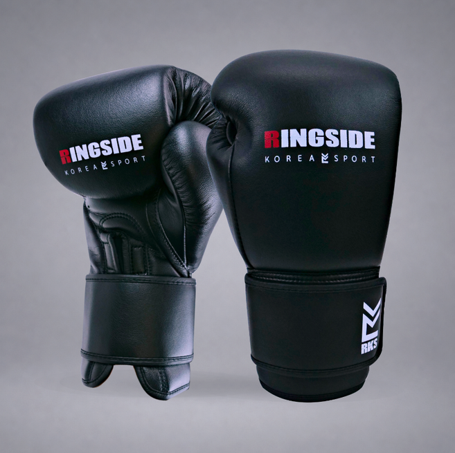 링사이드코리아 케나인 복싱글러브 / 스파링 MMA 격투기 킥복싱 권투 장갑, 블랙(흑풍)