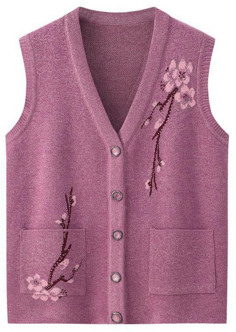 목련옷장 70대~110세 할머니 니트조끼 요양원옷 경로당옷 마실룩