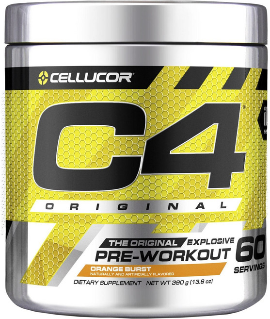 CELLUCOR C4 Original預鍛鍊粉 柳橙風味, 372g, 1罐