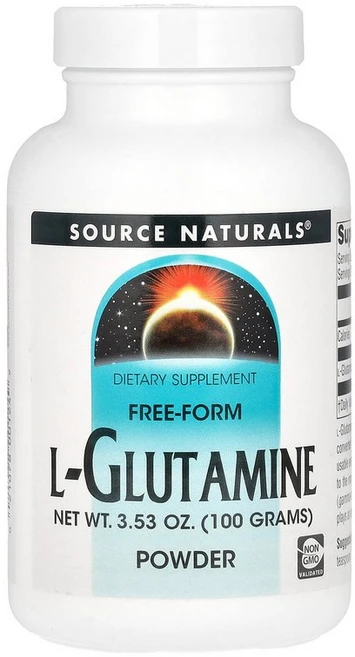 Source Naturals L-Glutamine Powder 3.53 oz (100 g), 100 g, 100g, 1개 - 쿠팡