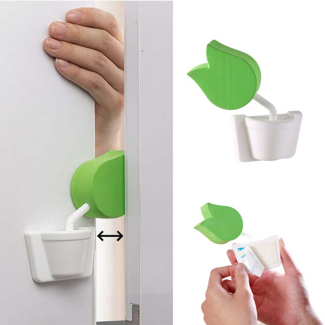 루베이 튤립 초두께 폼 안전장치 끼임 방지/충돌 방지/잠김 방지 보호해요 홈 세이프티 전용, 화이트그린, 1개